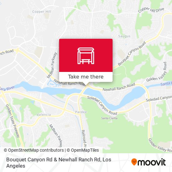 Bouquet Canyon Rd & Newhall Ranch Rd map