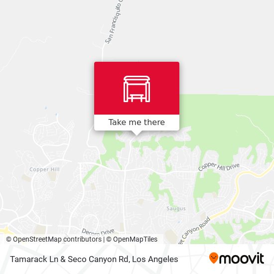 Mapa de Tamarack Ln & Seco Canyon Rd