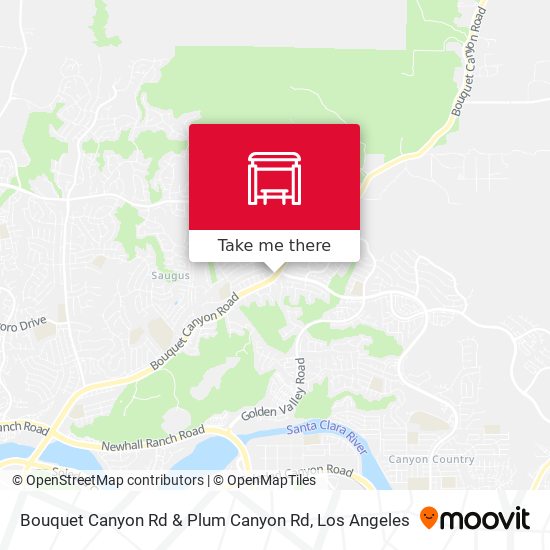 Bouquet Canyon Rd & Plum Canyon Rd map
