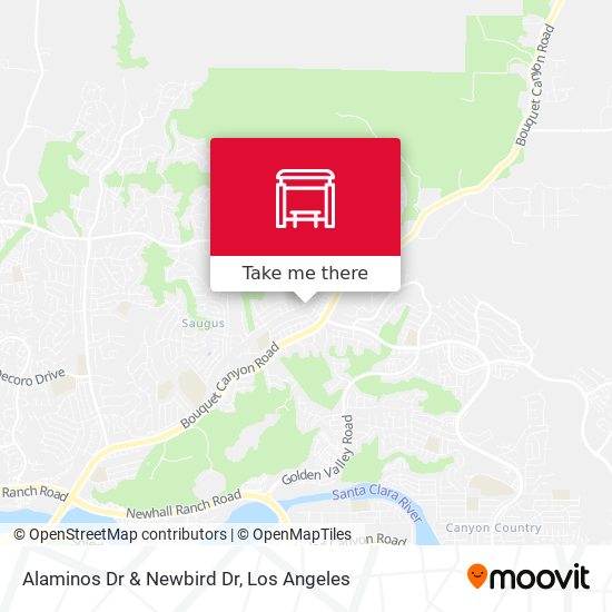 Alaminos Dr & Newbird Dr map