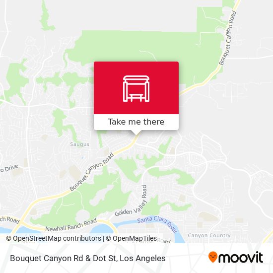Mapa de Bouquet Canyon Rd & Dot St