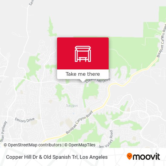 Copper Hill Dr & Old Spanish Trl map