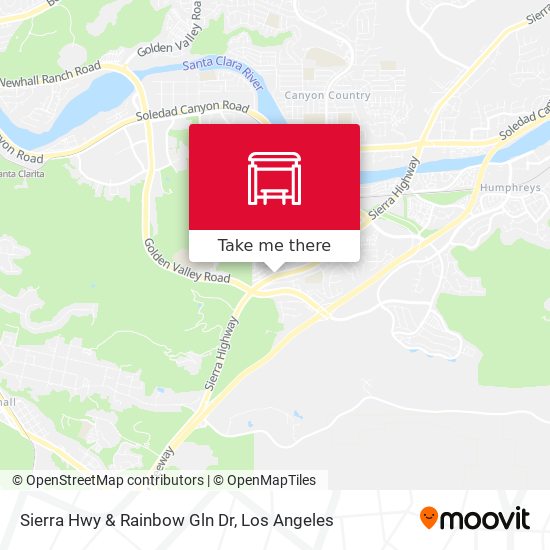 Mapa de Sierra Hwy & Rainbow Gln Dr