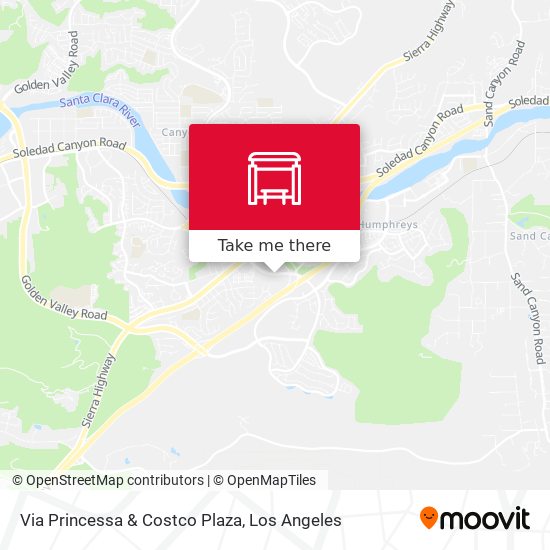 Via Princessa & Costco Plaza map
