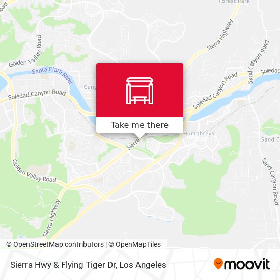 Mapa de Sierra Hwy & Flying Tiger Dr