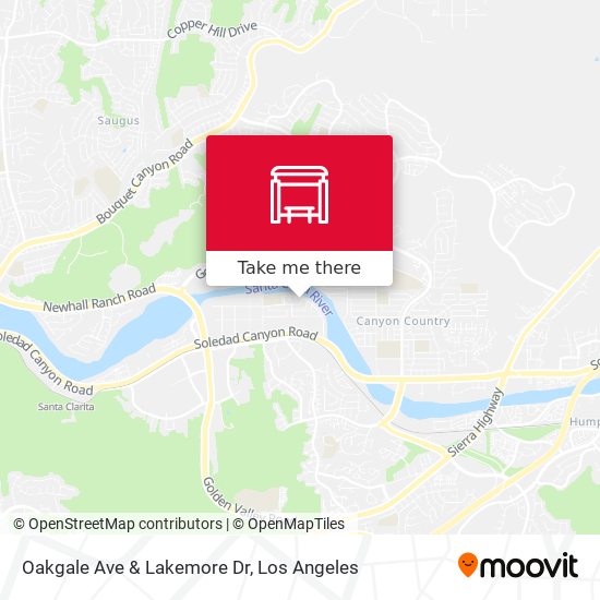 Oakgale Ave & Lakemore Dr map