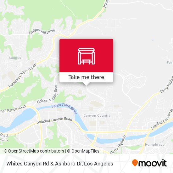Mapa de Whites Canyon Rd & Ashboro Dr
