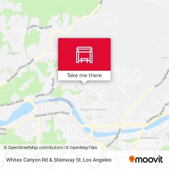 Mapa de Whites Canyon Rd & Steinway St