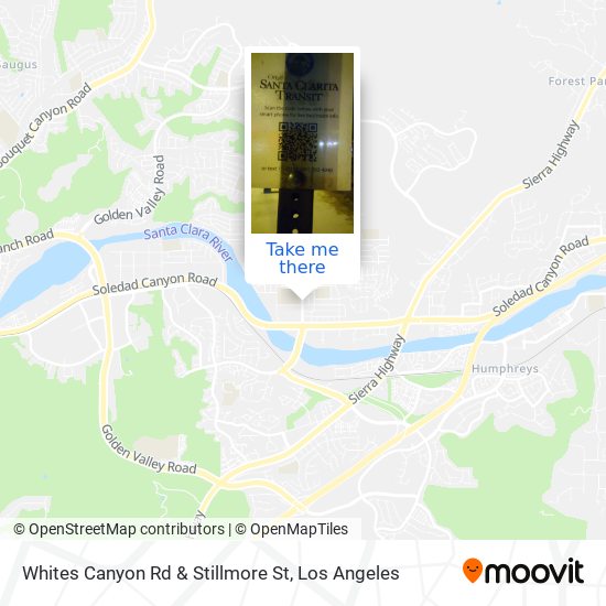 Whites Canyon Rd & Stillmore St map