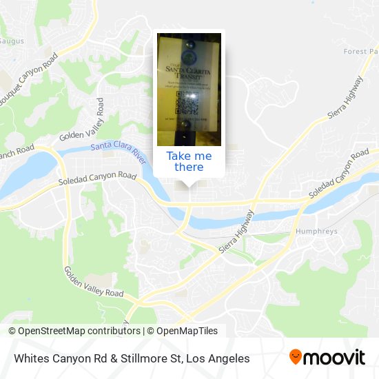 Whites Canyon Rd & Stillmore St map