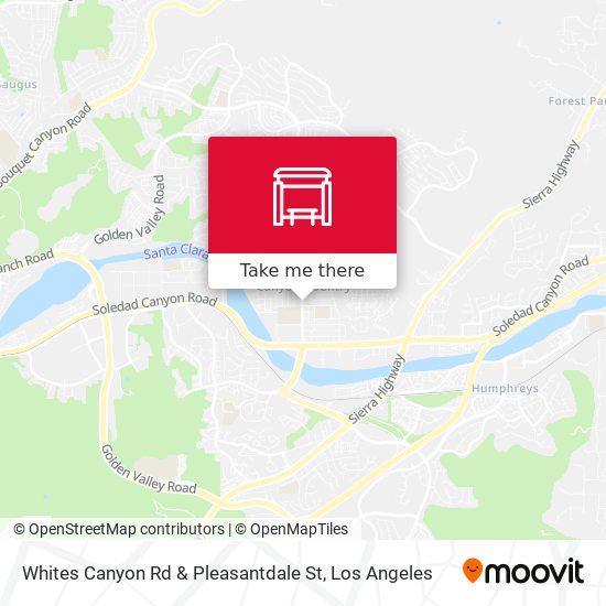 Whites Canyon Rd & Pleasantdale St map