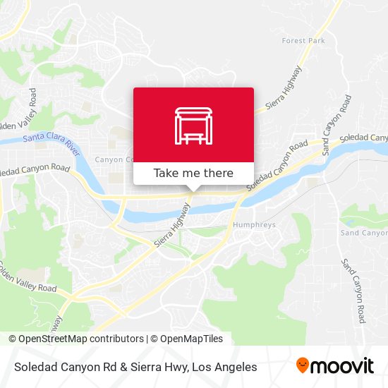 Mapa de Soledad Canyon Rd & Sierra Hwy