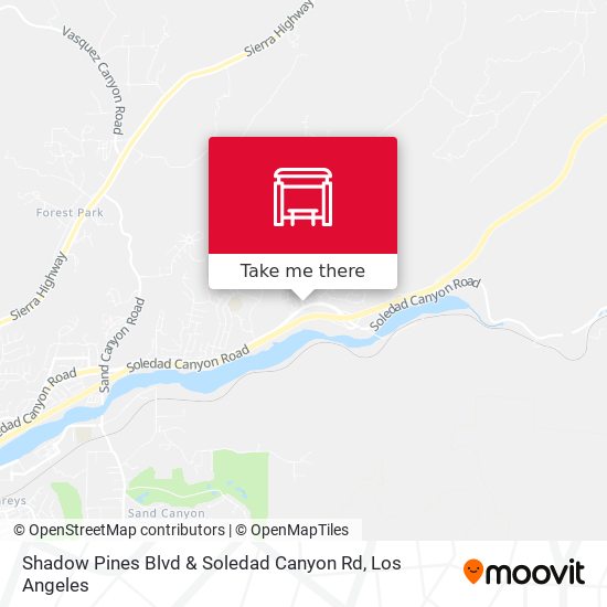 Mapa de Shadow Pines Blvd & Soledad Canyon Rd