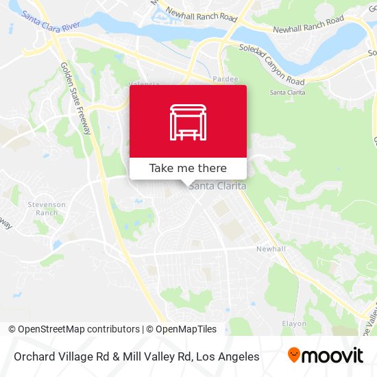 Orchard Village Rd & Mill Valley Rd map