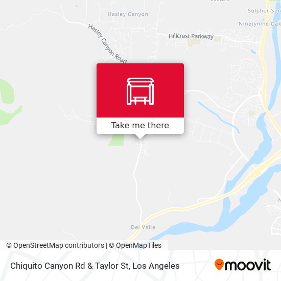 Mapa de Chiquito Canyon Rd & Taylor St