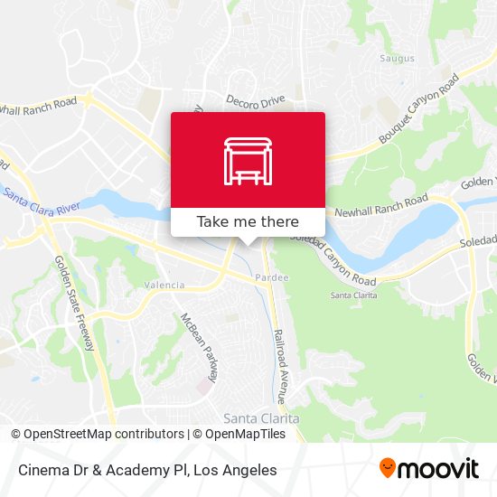Cinema Dr & Academy Pl map