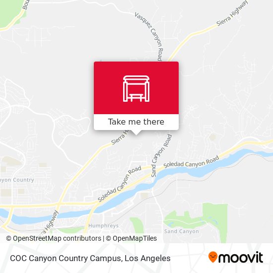 Mapa de COC Canyon Country Campus