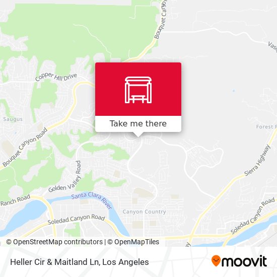 Heller Cir & Maitland Ln map
