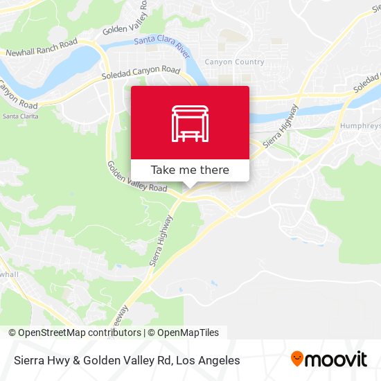 Mapa de Sierra Hwy & Golden Valley Rd