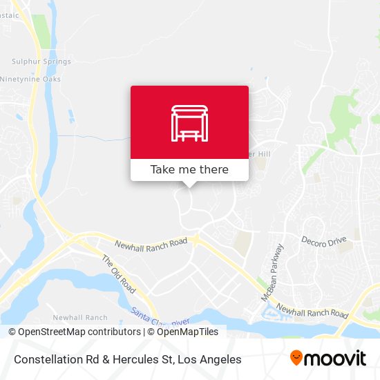 Constellation Rd & Hercules St map