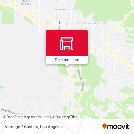 Verdugo / Castera map