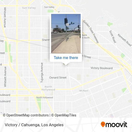 Victory / Cahuenga map