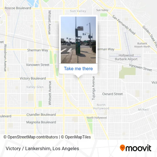 Victory / Lankershim map