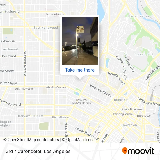 3rd / Carondelet map