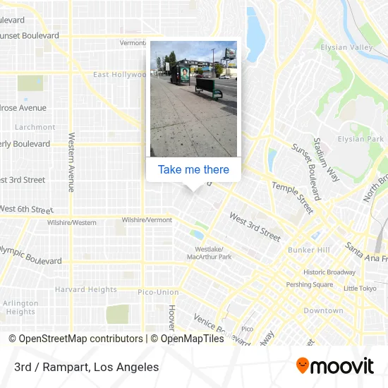 3rd / Rampart map