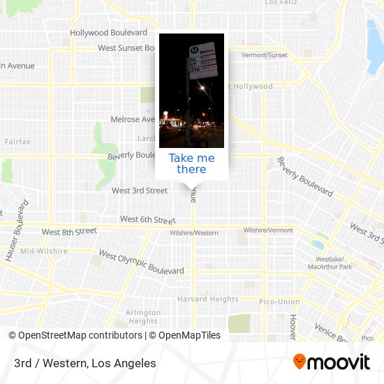Mapa de 3rd / Western
