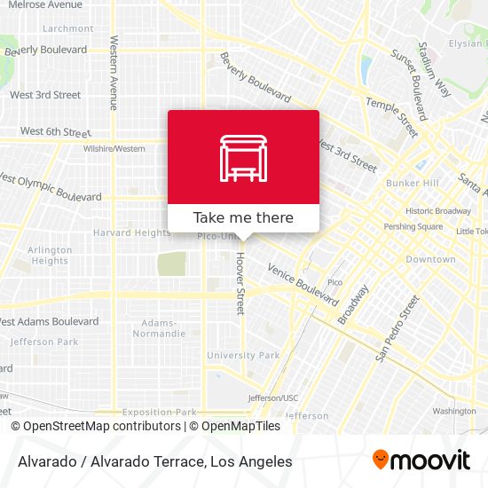 Alvarado / Alvarado Terrace map