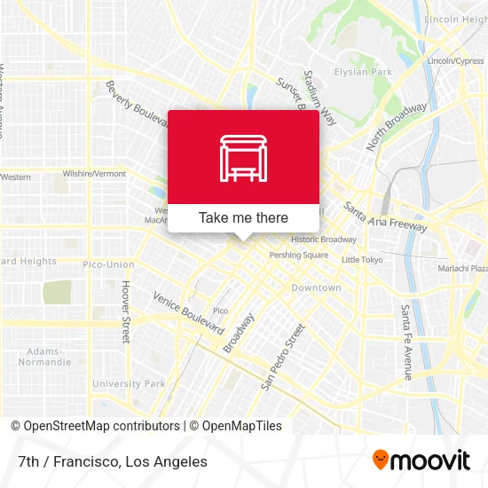 7th / Francisco map
