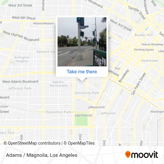 Adams / Magnolia map