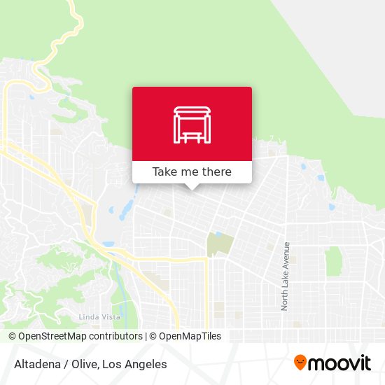 Mapa de Altadena / Olive