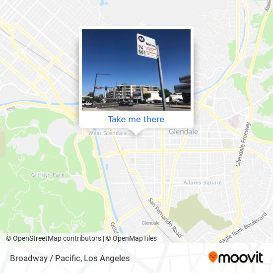Mapa de Broadway / Pacific