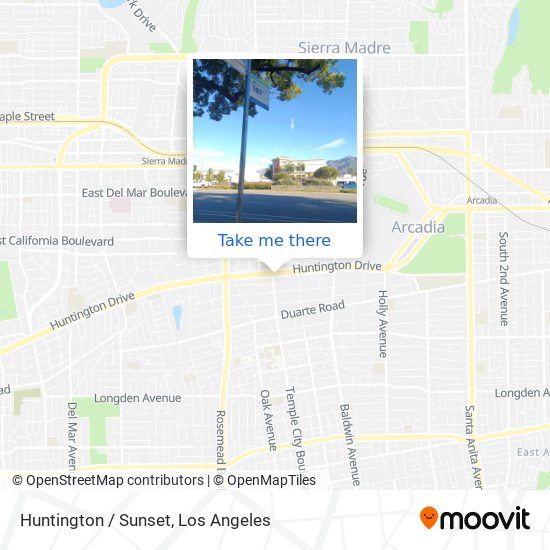 Mapa de Huntington / Sunset