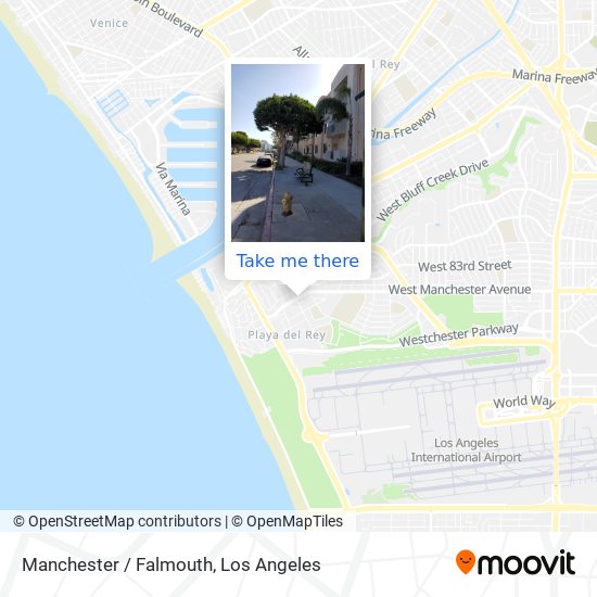 Manchester / Falmouth map