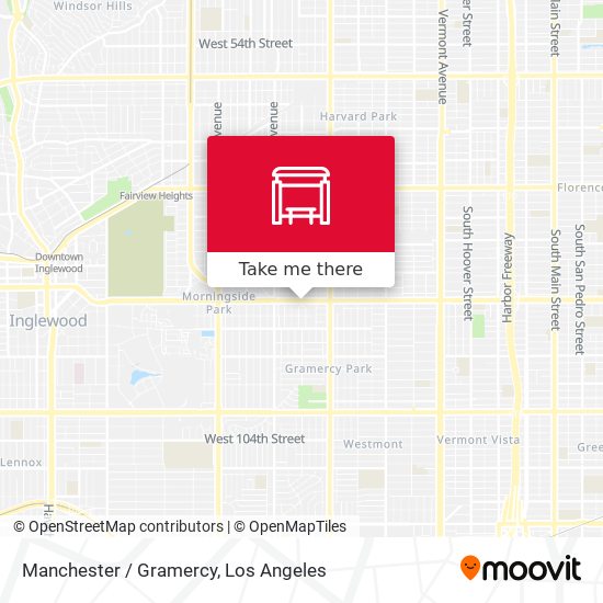 Manchester / Gramercy map