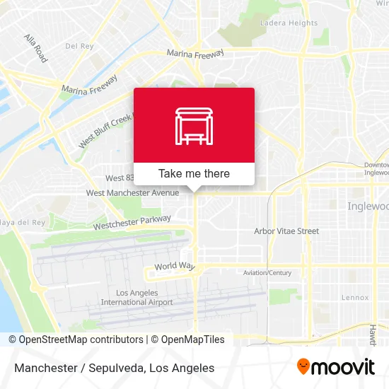 Manchester / Sepulveda map