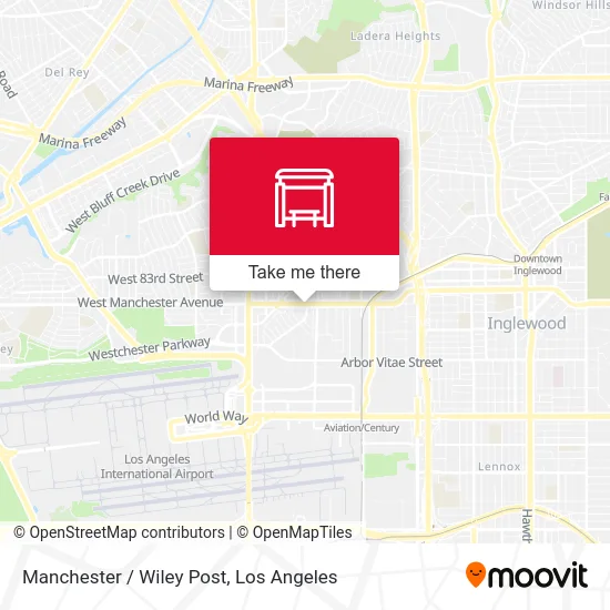 Manchester / Wiley Post map