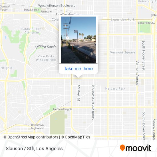 Mapa de Slauson / 8th