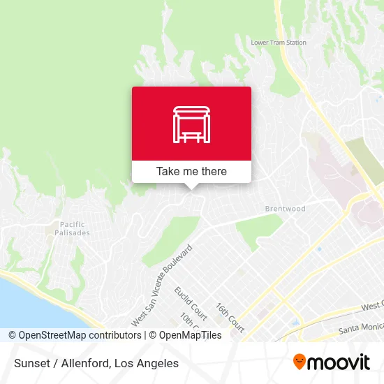 Sunset / Allenford map