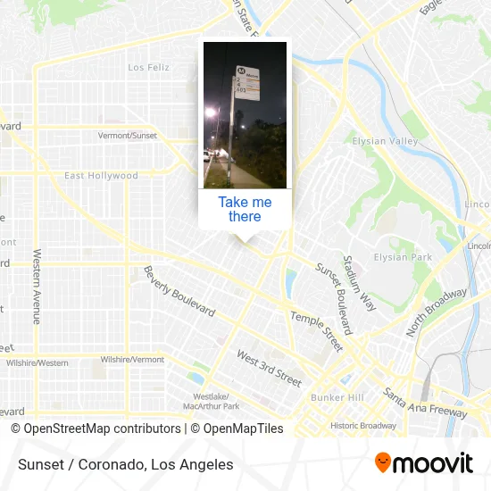 Sunset / Coronado map