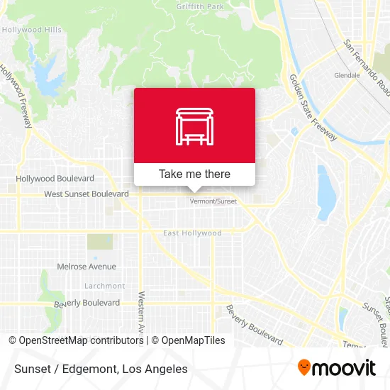 Sunset / Edgemont map