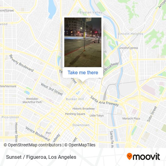 Mapa de Sunset / Figueroa