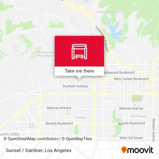 Sunset / Gardner map