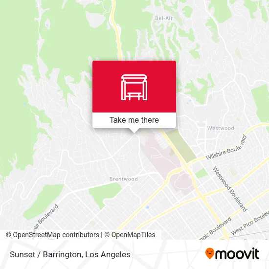 Sunset / Barrington map