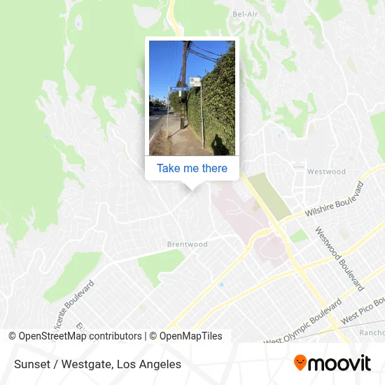 Sunset / Westgate map