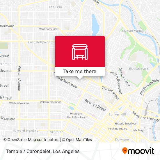 Mapa de Temple / Carondelet