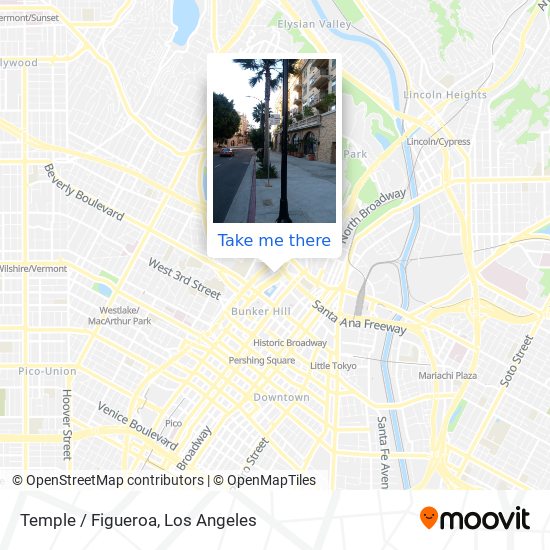 Temple / Figueroa map